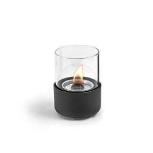 lovinflame passion glass candle portable tabletop fire pit gift patio warmer fireplace indoor home décor smokeless, only used with lovinflame ethanol-free fuel (classic)