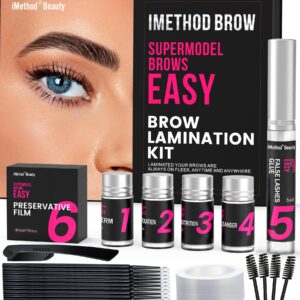 iMethod Brow Lamination Kit - Eyebrow Lamination Kit Professional, DIY Eye Brow Lift Kit at Home, Salon Result Long-Lasting, Natural Full Brows, Easy to Use