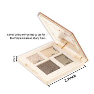 Boobeen Highlighter Contour Makeup Palette Matte Bronzer Palette Contouring Face Illuminate Makeup Palette Powder Shimmer Glow Highlighting Makeup Waterproof Long Lasting