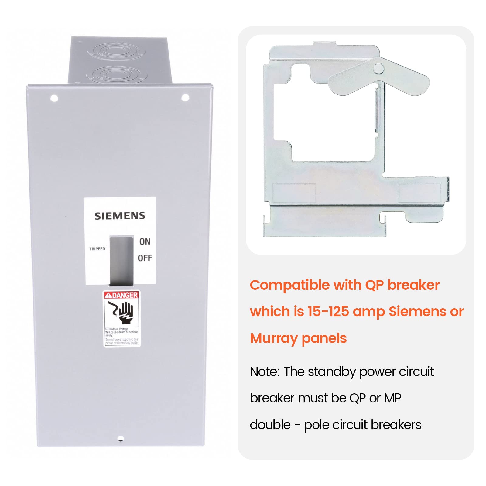 Haoguo Generator Standby Power Mechanical Interlock, Compatible with Siemens ECSBPK02 Generator, SPSS Corrosion-resistant Material