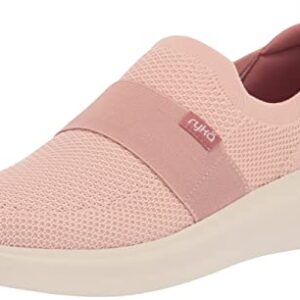 Ryka Women's Astrid Knit Slip On Sneaker Pink 10 W