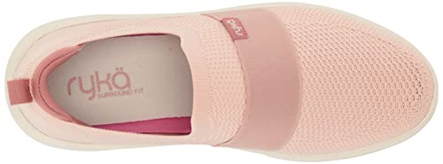 Ryka Women's Astrid Knit Slip On Sneaker Pink 10 W