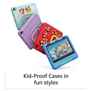 Amazon Fire HD 8 Kids tablet, ages 3-7. Top-selling 8" kids tablet on Amazon - 2022 | ad-free content with parental controls included, 13-hr battery, 32 GB, Purple