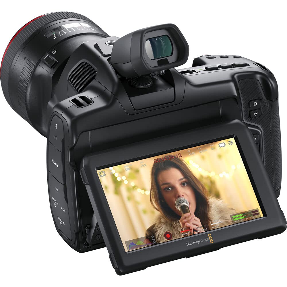 Blackmagic Design Pocket Cinema Camera 6K G2 (CINECAMPOCHDEF6K2) + Canon EF 50mm Lens (0570C002) + 64GB SF-G Tough Card + NP-F550 Battery Pack + Filter Kit + Telephoto Lens + Bag + More