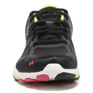 Ryka Women's Influence Cross Trainer Black/Green/Pink 8 M