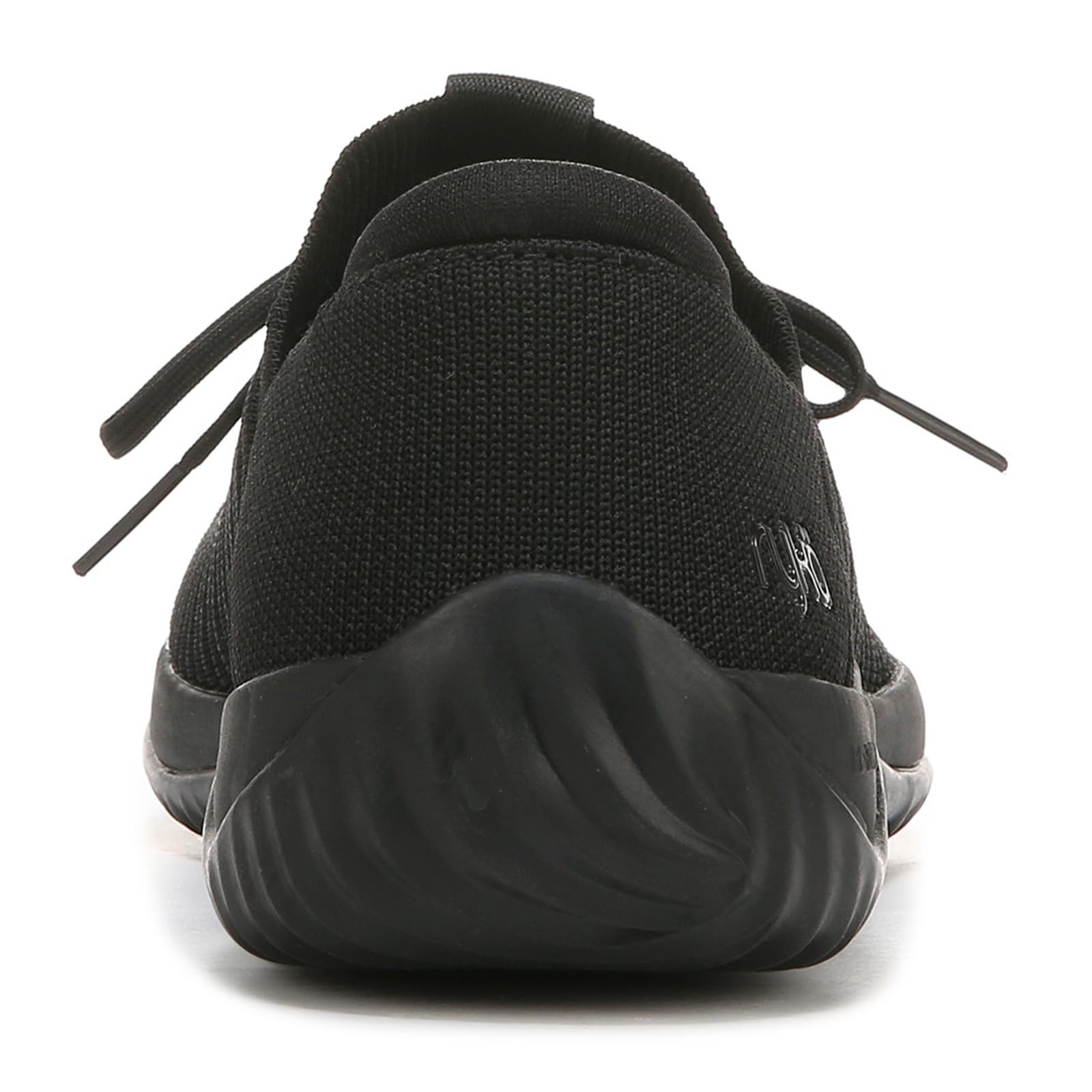 Ryka Womens Echo Knit Fit Slip-on Sneaker, Black, 11 US