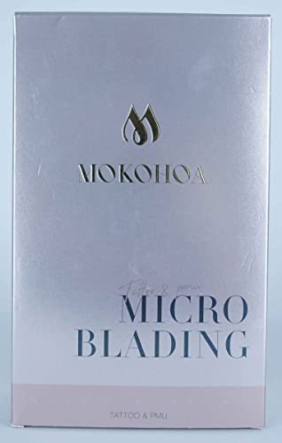 Mokohoa Microblading Kit, Microblading Supplies Kit with Microblade Eyebrow Pen Micro Blading Eyebrows Kits Eyebrow Mapping Kit for Beginners & Artist