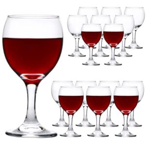 cadamada wine glasses,6oz white wine goblets,for red or white wine, high-end banquets, parties, bars, weddings, gifts (16 pcs)