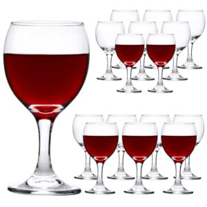 Cadamada Wine Glasses,6oz White Wine Goblets,for Red or White Wine, High-end Banquets, Parties, Bars, Weddings, Gifts (16 pcs)