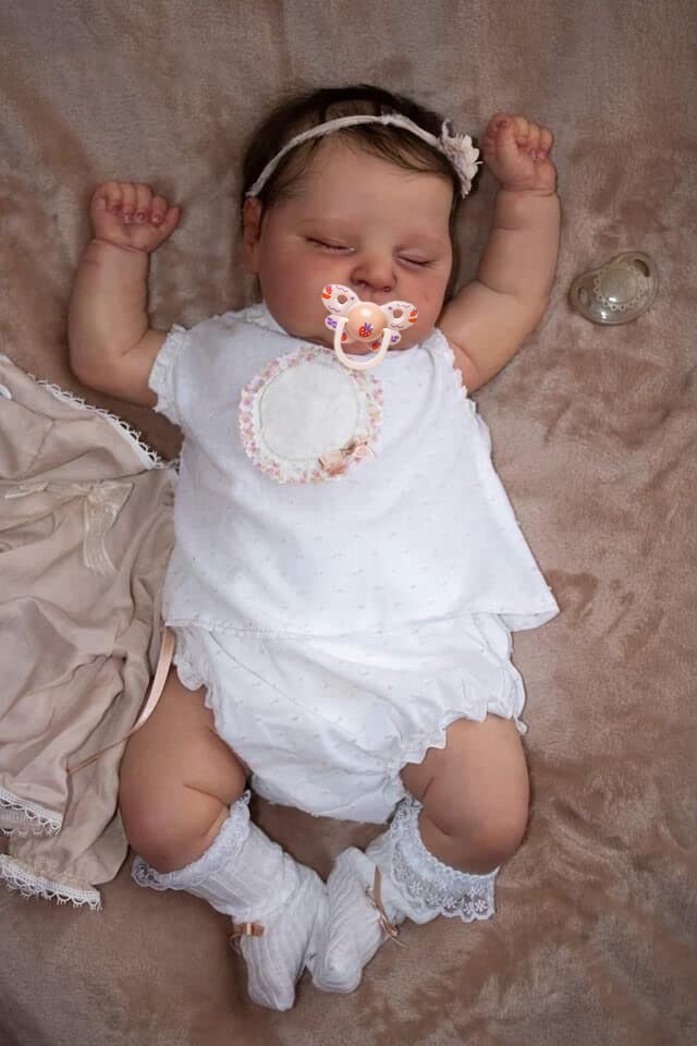 KOKOMANDY Lifelike Reborn Doll 20 Inch Reborn Baby Dolls Girl Soft Body Sleeping Newborn Baby Doll Real Looking Realistic Handmade Baby Babies Toy Gifts