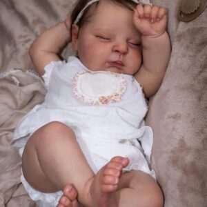 KOKOMANDY Lifelike Reborn Doll 20 Inch Reborn Baby Dolls Girl Soft Body Sleeping Newborn Baby Doll Real Looking Realistic Handmade Baby Babies Toy Gifts