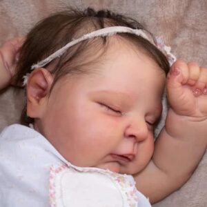 KOKOMANDY Lifelike Reborn Doll 20 Inch Reborn Baby Dolls Girl Soft Body Sleeping Newborn Baby Doll Real Looking Realistic Handmade Baby Babies Toy Gifts