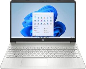 hp 15.6" hd touchscreen laptop, intel core i5-1135g7, 8gb ram, 512gb ssd, intel iris xe graphics, windows 11 home, natural silver