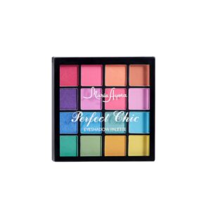 maria ayora professional eyeshadow palette makeup,16 colors ultimate highly pigmented eye shadow cosmetics pallet,brights,1 count