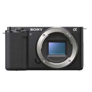 Sony ZV-E10 Mirrorless Camera, Black Bundle with, Corel Mac Photo Editing Software Suite, 32GB SD Card, Shoulder Bag