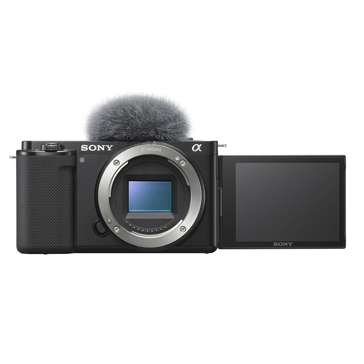 Sony ZV-E10 Mirrorless Camera, Black Bundle with, Corel Mac Photo Editing Software Suite, 32GB SD Card, Shoulder Bag