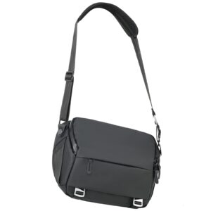 besnfoto camera bag dslr camera sling bag for photographer waterproof small crossbody shoulder bag case for mirrorless camera, black
