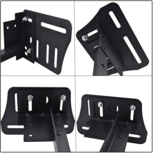 2PCs Bed Frame Modification Plate, Bed Frame Brackets Adapter, Headboard Brackets Connector Attachment Kit to Connect Headboard Footboard