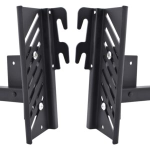 2pcs hook on bed frame brackets adapter for headboard or footboard, upgraded #711 bolt-on to hook-on conversion bracket with hardware, hook on bed rails brackets