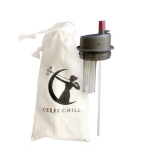 straw top sipping lid for breastmilk chiller storage container by ceres chill - convert your breastmilk chiller into a thermos to use forever