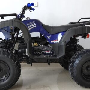 200cc ATV Quad Youth ATVs Big Size Adult Quad Fully Automatic with Reverse 4 Wheeler Model CRT 200-1 (Bold Blue Color)