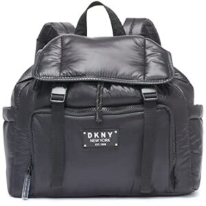 DKNY Women's Casual Lightweight Backpack, Black, One Size