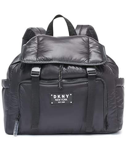 DKNY Women's Casual Lightweight Backpack, Black, One Size