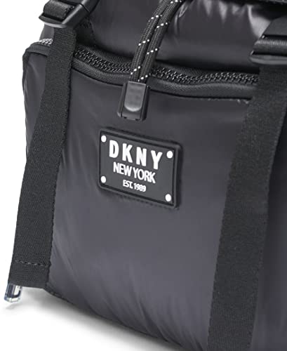 DKNY Women's Casual Lightweight Backpack, Black, One Size