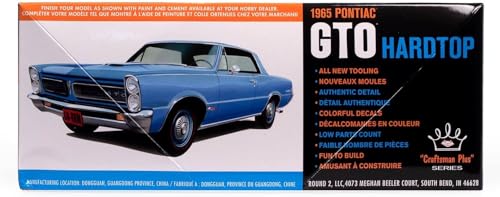 AMT 1965 Pontiac GTO Hardtop Craftsman Plus 1:25 Scale Model Kit