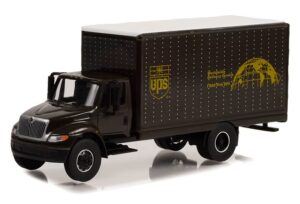 greenlight 33240-b h.d. trucks series 24-2013 international durastar box van - united parcel service (ups) 'worldwide delivery service' 1:64 scale diecast