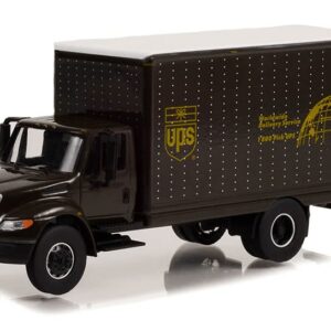 Greenlight 33240-B H.D. Trucks Series 24-2013 International Durastar Box Van - United Parcel Service (UPS) 'Worldwide Delivery Service' 1:64 Scale Diecast