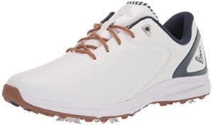 callaway footwear women's coronado v2 sneaker, white/navy, 8