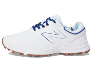 new balance womens brighton skate shoe, white, 10.5 us