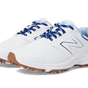 New Balance Women's Brighton Golf Shoes, White, 8 Wide