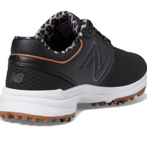 New Balance Womens Brighton Skate Shoe, Black/Gum, 8.5 US