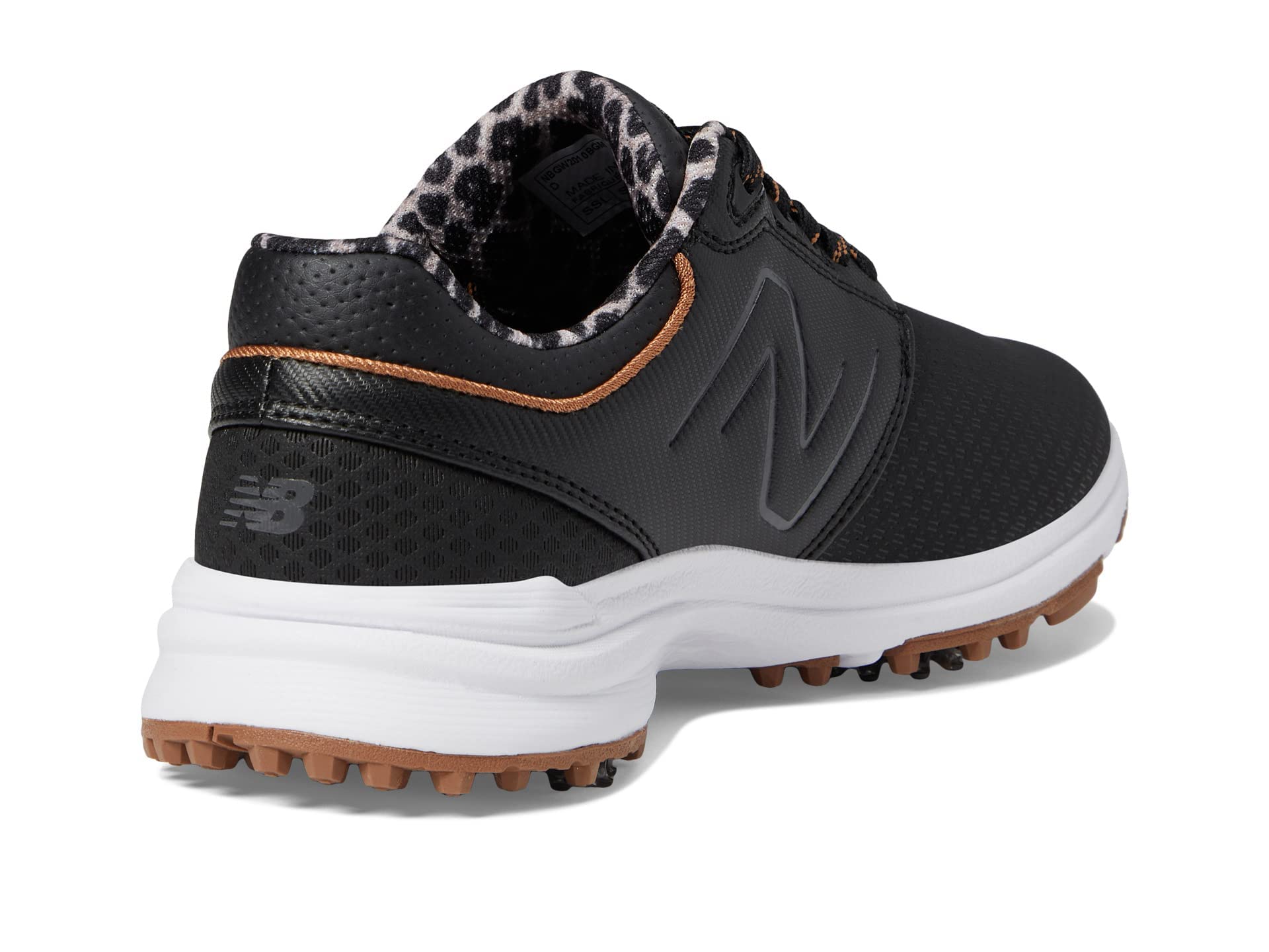 New Balance Womens Brighton Skate Shoe, Black/Gum, 8.5 US