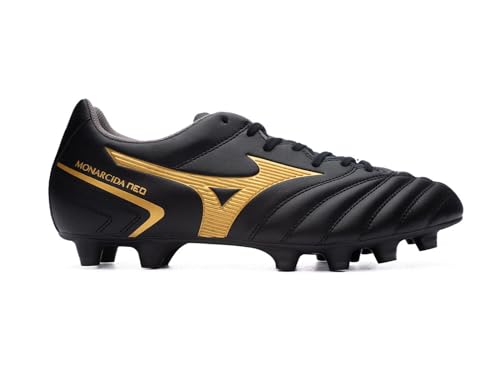 Mizuno Unisex Soccer, Black Gold, 10 US Women