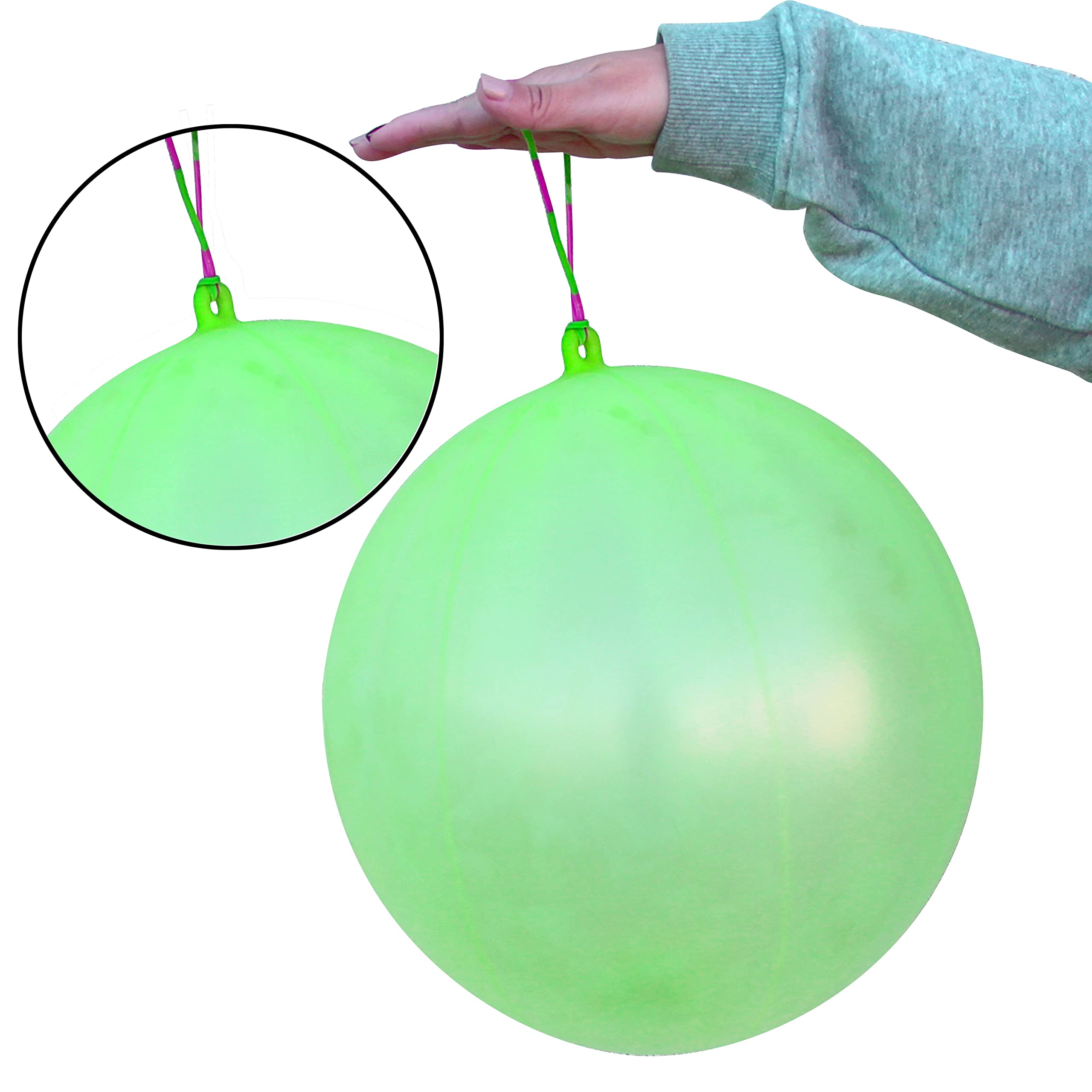 LEEZZIZZ 30Pcs Punch Balloons, Thickened Neon Punching Balloon Heavy Duty Birthday Party Favors for Kids Weddings Supply