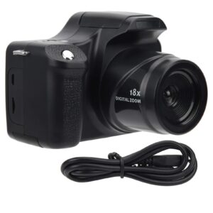 24 megapixel digital camera with 3.0 inch lcd screen 18x zoom hd slr camera long focal length portable digital camera(standard edition)
