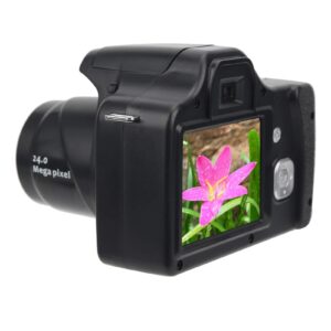 24 megapixel Digital Camera with 3.0 inch LCD Screen 18X Zoom HD SLR Camera Long Focal Length Portable Digital Camera(Standard Edition)