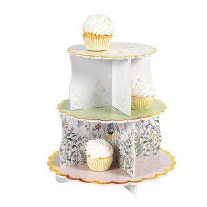 cottage cupcake stand
