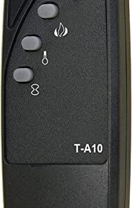 Replacement for Twin Star Electric Fireplace Heater Remote Control DFI-550-41 DFI-550-42 DFI-550-43 DFI-550-44 DFI-550-45 DFI-550-47 DF1-550-41 DF1-550-42 DF1-550-43 DF1-550-44 DF1-550-45 DF1-550-47