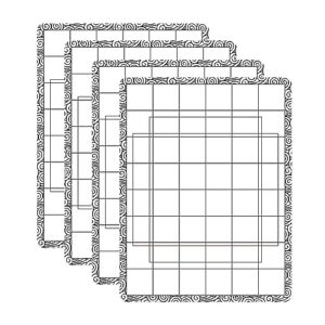 4 pcs sticky non-slip flexible gridded stamp mats grid sheets low stick mat multi-use low tack mat,stick and stamp adhesived sheet scrapbooking craft accessory