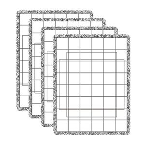 4 PCS Sticky Non-Slip Flexible Gridded Stamp Mats Grid Sheets Low Stick Mat Multi-Use Low Tack Mat,Stick and Stamp Adhesived Sheet Scrapbooking Craft Accessory