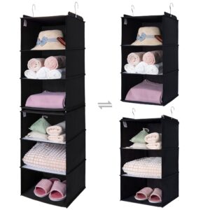 GRANNY SAYS Bundle of 3-Pack Storage Bins with Handles & 1-Pack Hanging Storage Shelves