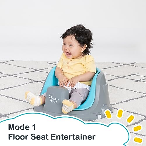 Smart Steps Explore N’ Play 5-in-1 Activity to Booster Seat with STEM Toys, Blue Safari Fun