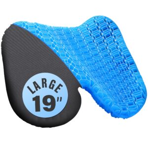 titiroba gel seat cushions (super large) u-shaped soft chair pad with non-slip cover for hemorrhoids tailbone pain pressure relief office products car desk wheelchair pregnancy yoga
