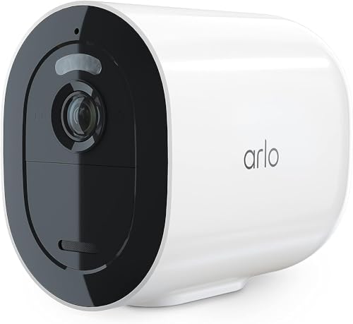 Arlo Go 2 LTE or Wi-Fi Spotlight Camera, Cellular Security Camera, No Wi-Fi Needed, Requires SIM Card and Service Plan Not Included, Outdoor Camera, Night Vision - 1 Pack – White – VML2030​