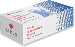 old south trading - ostc lydus 4 mil latex free nitrile textured fingertip exam gloves - x-large (case of 1000)