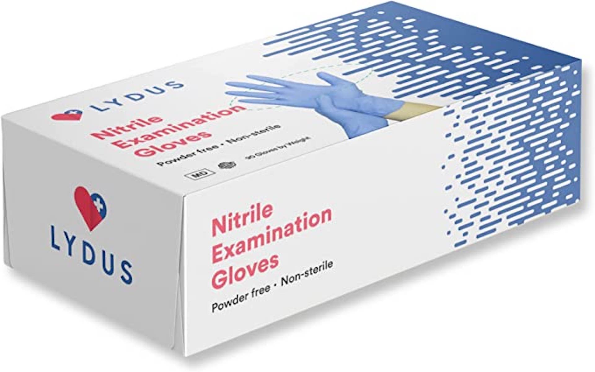 Old South Trading - OSTC Lydus 4 Mil Latex Free Nitrile Textured Fingertip Exam Gloves - X-Large (Case of 1000)